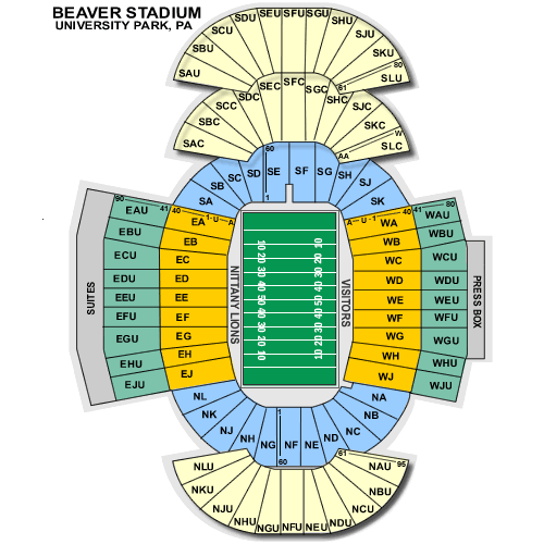 Carolina Stadium Seating Chart Columbia
